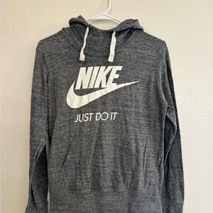Nike Heather Gray Lightweight Hoodie